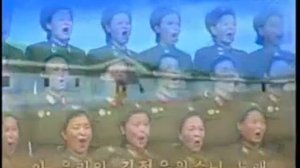 Северокорейская песня - моя страна полна пения
