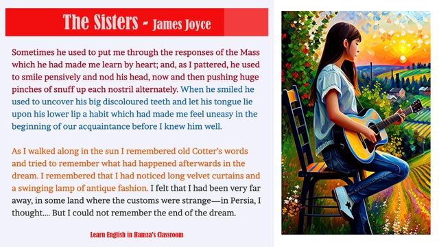 The Sisters DUBLINERS by James Joyce - Learn English Through Story, Storytime, #story смотреть онлайн