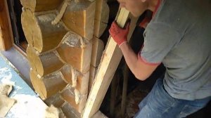 Монтаж окна и обсадной коробки.