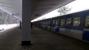 Зимой на станции Измайловская. 2012 год
