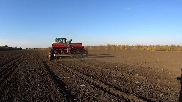 Посевная 2019. Сеем озимый ячмень.