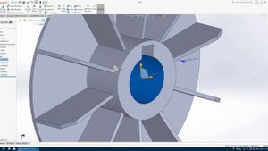 Создание крыльчатки в SOLIDWORKS