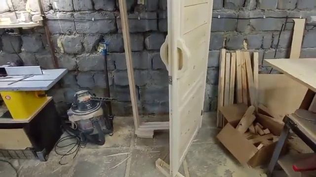 Дверь для парной из липы