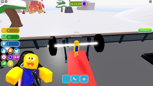 СИМУЛЯТОР БОЛЬШОГО КАЧКА от КУКИБОЙ Роблокс Симулятор Качка Big Lifting Simulator 2