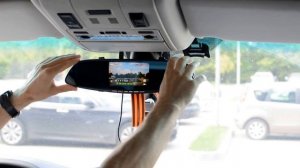 Установка зеркала-регистратора Blackview MD X1 в автомобиль