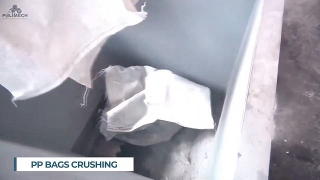 Shredder SL-SHR-1.400. Labels, spues, PP bags, HDPE, jerrycans and scotch tapes crushing. смотреть онлайн