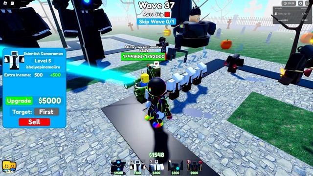 ПРОШЛИ НОВЫЙ ИВЕНТ ТОЛЬКО КАМЕРАМИ!? | TOILET TOWER DEFENCE смотреть онлайн