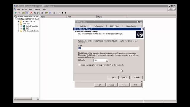 Generating (CSR) Certificate Signing Request In Microsoft IIS 5/6 смотреть онлайн