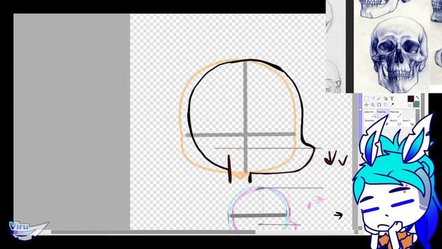 Подробный туториал по повороту головы в профиль и анфас – Gacha Club смотреть онлайн