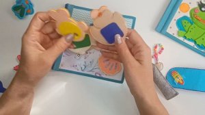 Развивающая книжка для малыша от 1 года.