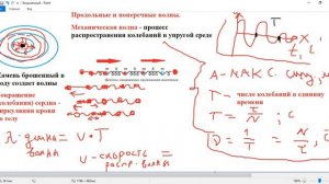 Распространение колебаний в упругой среде