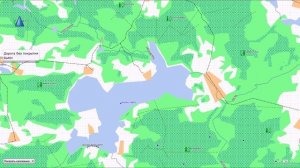 Старинная карта Тверской губернии 1850г для Garmin