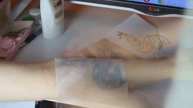 ♥ Японская Лисичка ♥ рисунок черной хной ♥ Никита Авдеева ♥ смотреть онлайн