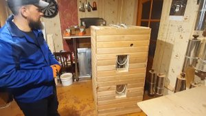 Корпус коптильни,утепление и вагонка. | Бoroda 32