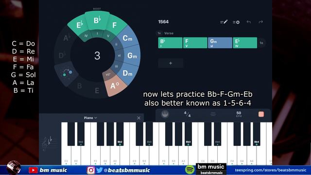 Bb notes, scale, chords смотреть онлайн