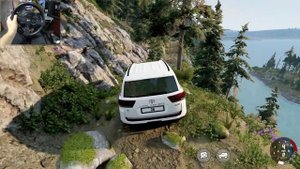 Toyota Land Cruiser LC300 Off-Roading BeamNG Drive - Thrustmaster T300RS GT