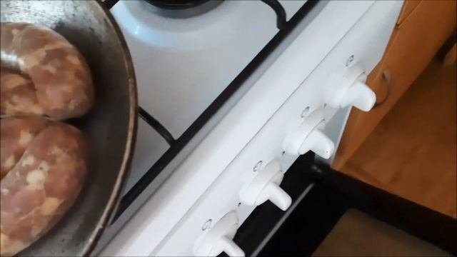 Как жарить домашнюю колбасу