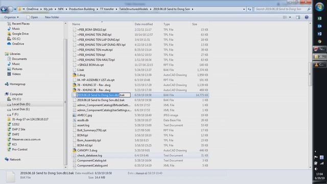 Tekla Model on disk is corrupted How to fix