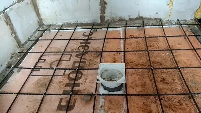 Заливка плиты под сауну