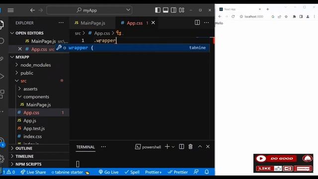 Simple Background Overlay for your Landing Page App with React Hooks for beginners