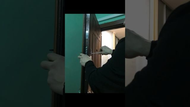 Замена сувальдного замка с разбором входной металлической двери «Профессор» смотреть онлайн