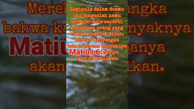 Doa jangan Bertele tele. Matius 6:7