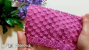 РЕЛЬЕФНЫЙ УЗОР СПИЦАМИ 199 Вязание Узоры спицами