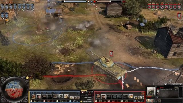 ИС 2 ПРОТИВ КОРОЛЕВСКОГО ТИГРА в эпичном матче СССР и Вермахта в Company of Heroes 2