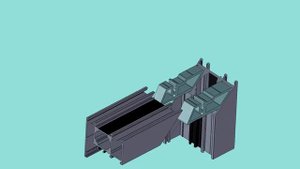 Сборка оконной рамы ТАТПРОФ ТПТ-65 (трехмерный вид)