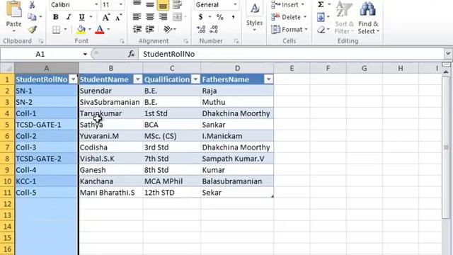 #2 Tabular Data in Excel || Microsoft Excel In Tamil смотреть онлайн