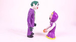 Joker snatch Gift Masha and the Bear PLAY DOH Stop Motion video / Лепим мульт Джокер украл подарок