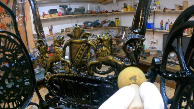 ВИНТАЖНЫЙ СТОЛИК SINGER! Круглый стол из станины ЗИНГЕР! ИДЕЯ со станиной SINGER с барахолки! смотреть онлайн