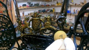 ВИНТАЖНЫЙ СТОЛИК SINGER! Круглый стол из станины ЗИНГЕР! ИДЕЯ со станиной SINGER с барахолки!