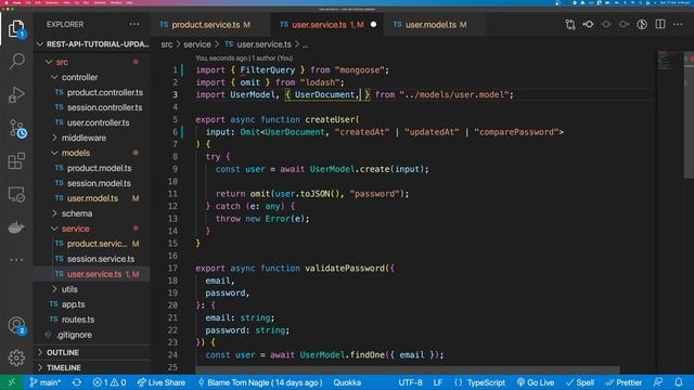 Module '"mongoose"' has no exported member 'DocumentDefinition'.ts смотреть онлайн