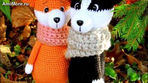 Амигуруми: схема Корги. Игрушки вязаные крючком - Free crochet patterns.