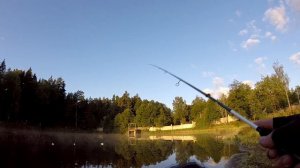 Ловля окуня на ультралайт в сентябре!