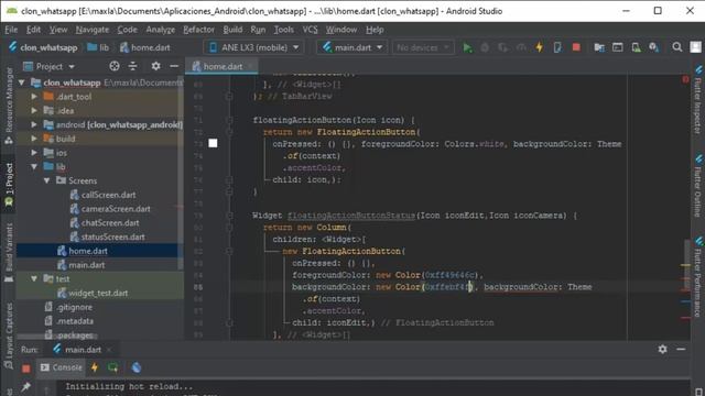 Flutter UI: Desarrollando WhatsApp desde cero  Material Design