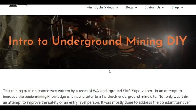 First swing on a mine site, what happens? смотреть онлайн