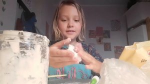 ДЕЛАЕМ ПЕЛЬМЕШКУ ИЗ КРАХМАЛА//♡yano4kaaa_vlog♡