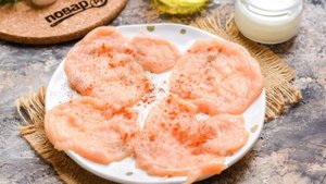 Куриные рулетики с моцареллой