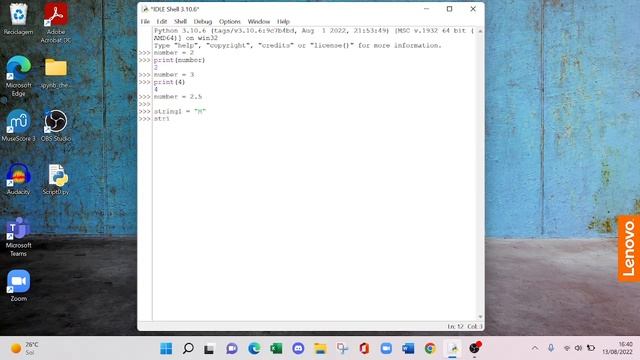 Python 4 Beginners #1 - Variables & Datatypes