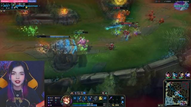 Лучшие Моменты League of Legends | BEST MOMENTS|Hawkeye404 Выехал За Киской|Riot И Сломаная Серафин