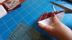 60. Пошив лоскутного блока из мужских рубашек. Пэчворк для новичков легко и просто.