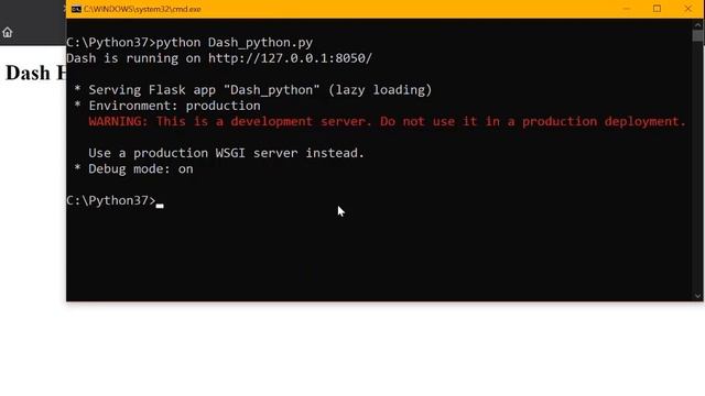 Data Visualization using Python Dash