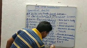 Specialist Doctors | One Word Substitution for Specialist Doctors | Know Your Doctor | OnlyLesson |