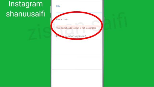 Fix This postle code format is not recognised Problem Solve in Google Adsense смотреть онлайн