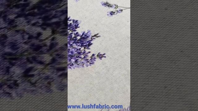 French Lavender Print fabric