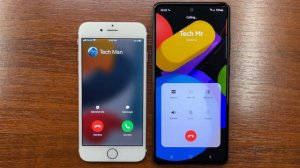 Apple iPhone 6S vs Samsung Galaxy A52 Incoming and Outgoing Calls (iOS 15 vs Android 11)