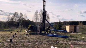 Бурение скважины от «А» до «Я». Обзор с объекта в Пушкинском районе.