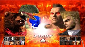 Tekken Tag Tournament team battle shuffle | Jurassic